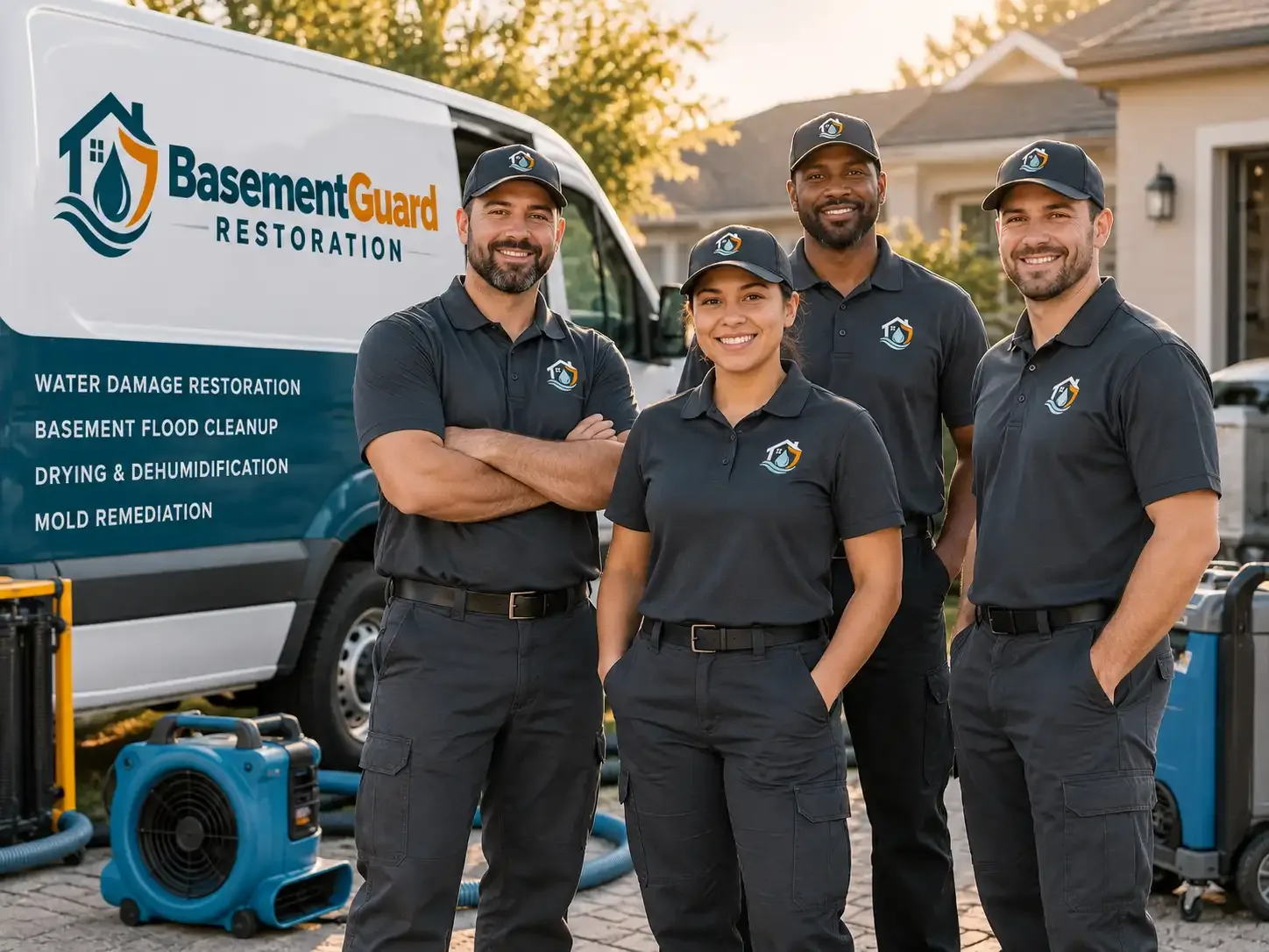 Basement Water Damage Restoration company in Stowell, TX